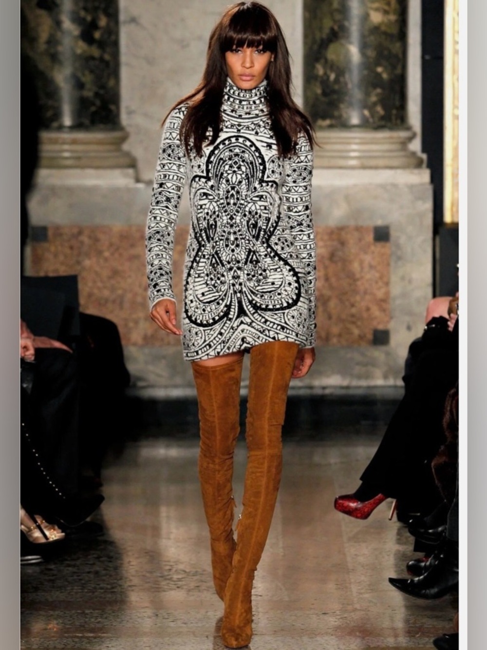 Emilio Pucci Runway F2013 embroidered dress - size medium